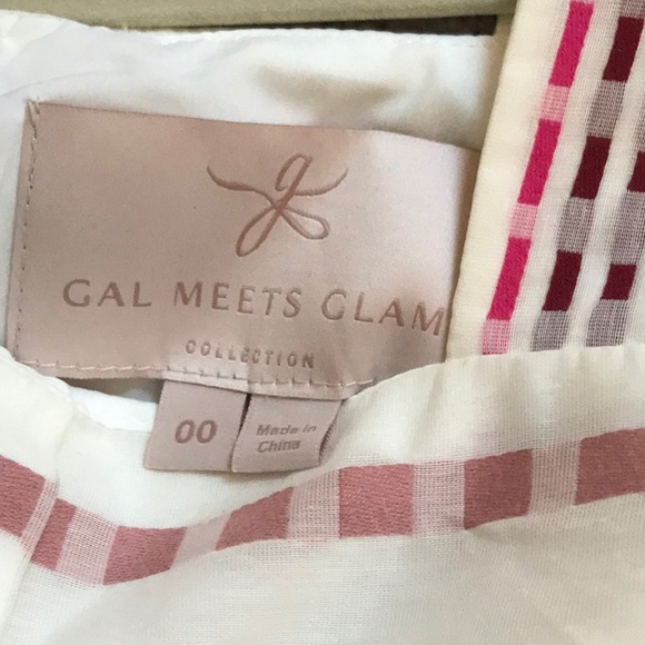 Gal Meets Glam Ashton Button Stripe Dress Size 00 - Picture 6 of 11